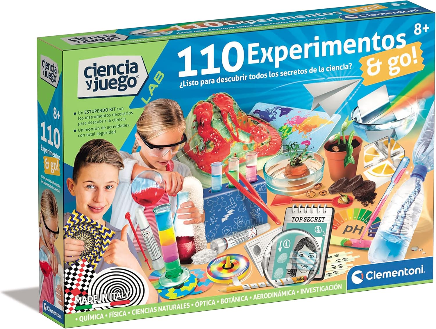 Clementoni- 110 Experimentos