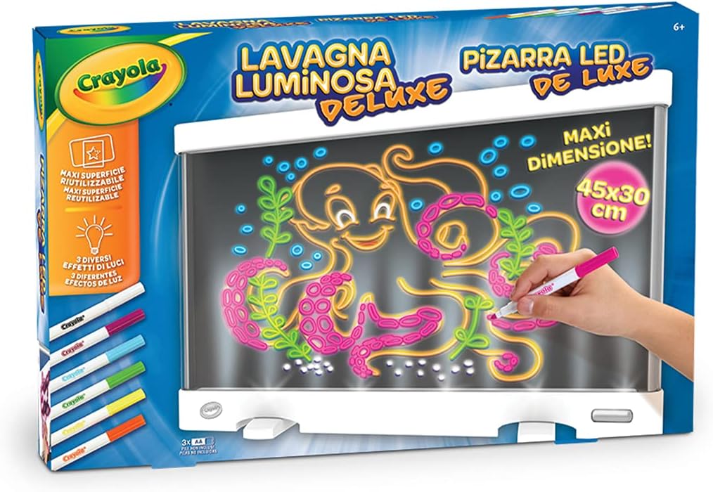CRAYOLA Pizarra Led, Multicolor
