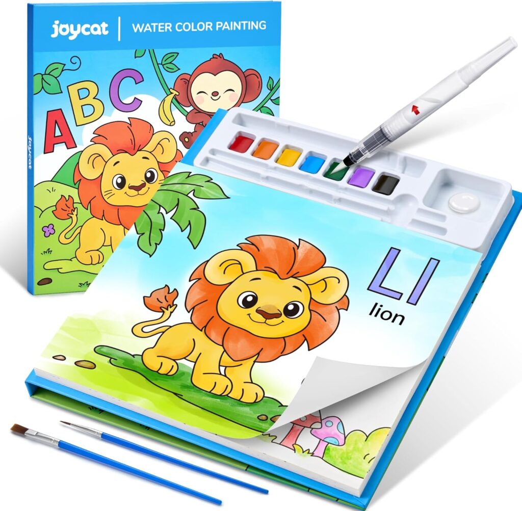JoyCat Libro para colorear con acuarelas
