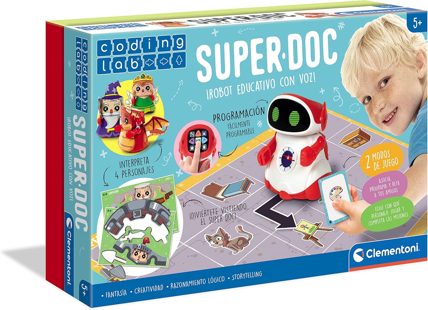 Clementoni - Super Doc - Robot Educativo y Programable