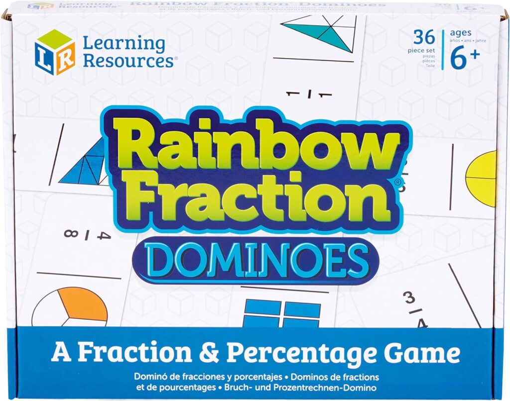 Learning Resources Dominó con Fracciones