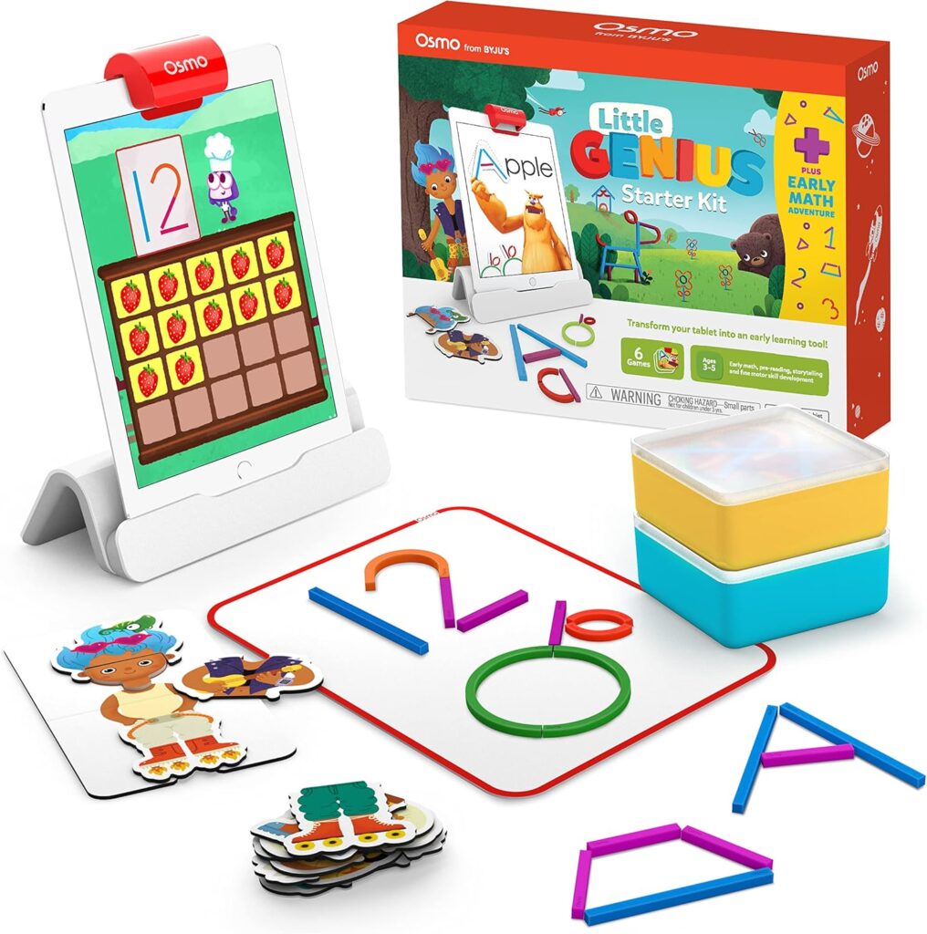 Osmo - Little Genius Starter Kit para iPad + Aventura Matemática