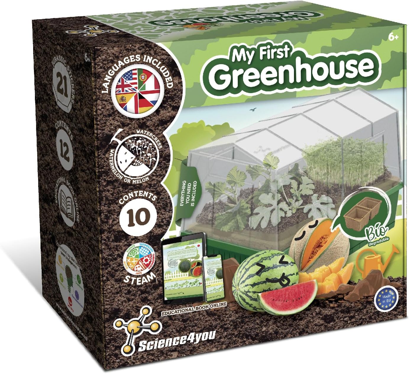 Science4you Invernadero Pequeño para Niños