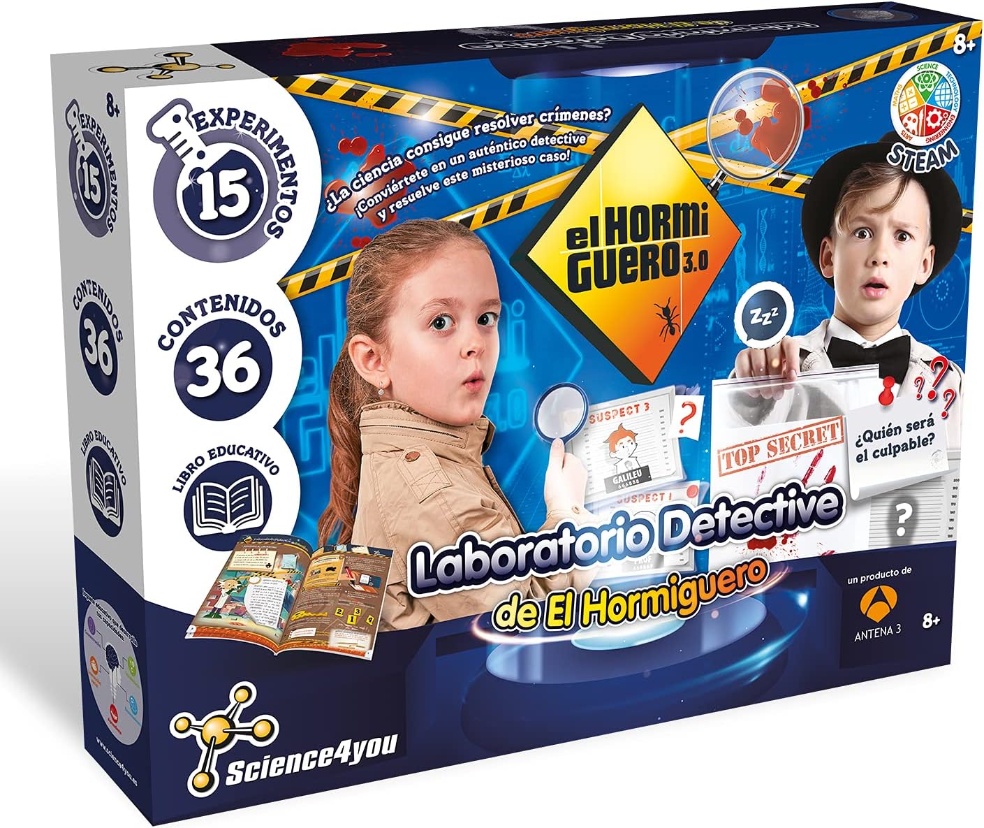 Science4you - Juego Laboratorio Detective del Hormiguero
