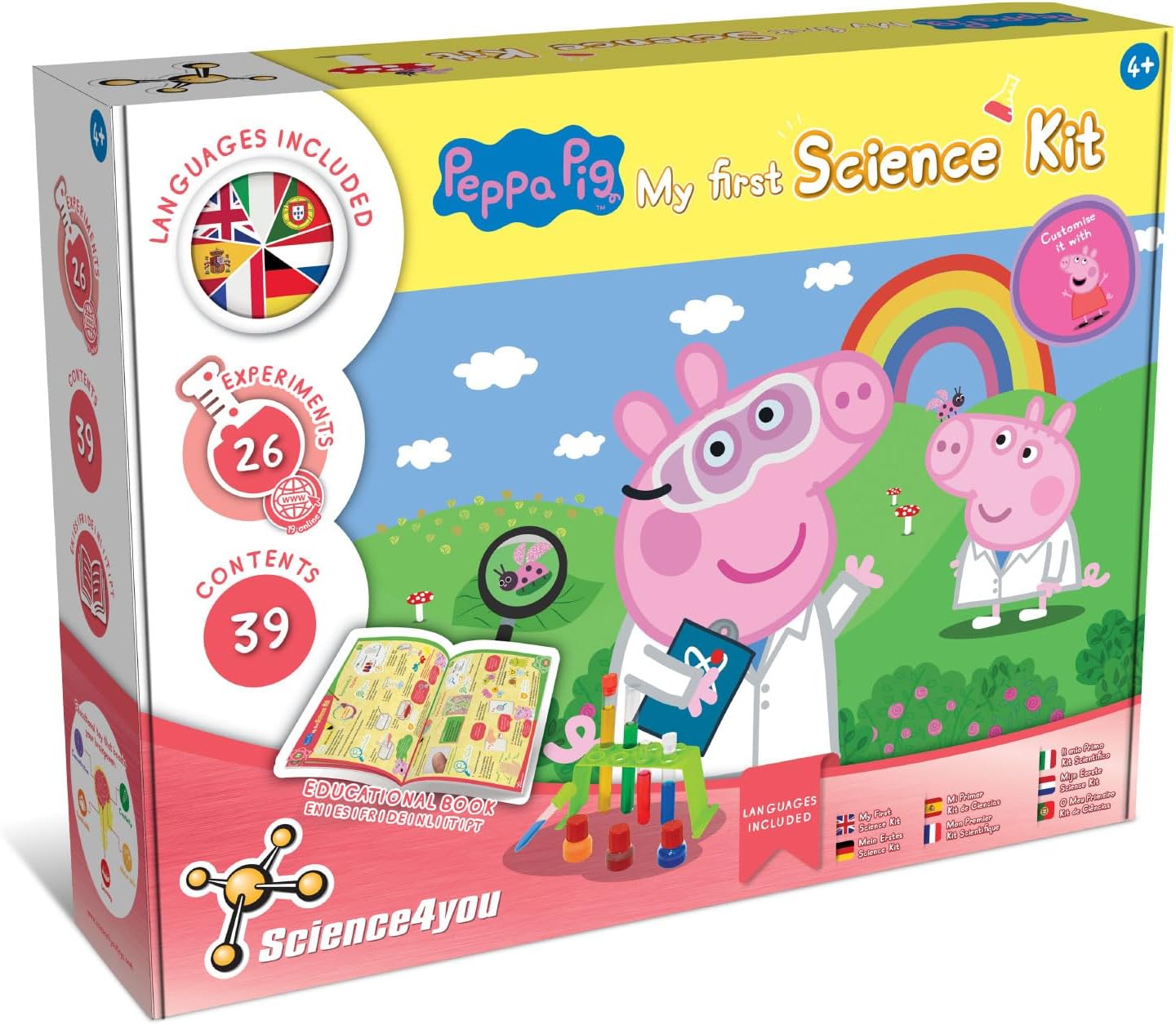 Science4you Primer Kit de Ciencias - Edición Peppa (4+)