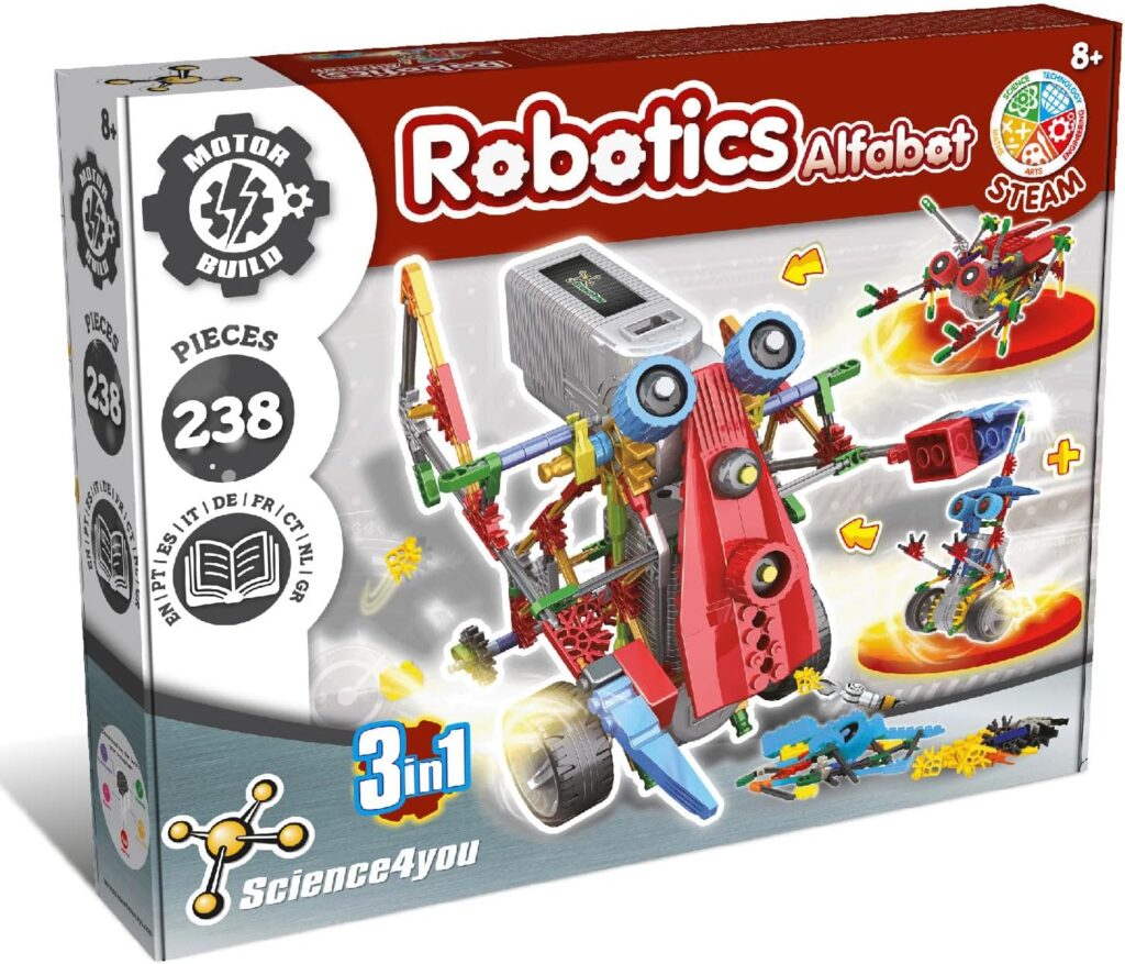 Science4you Robotics Alfabot 3 en 1 - Kit Robotica