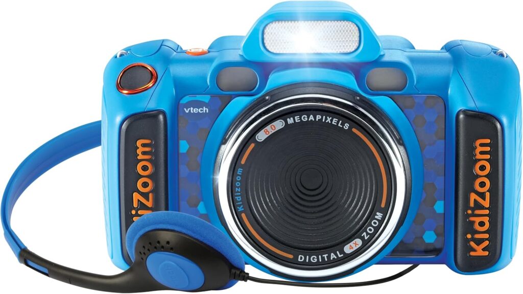 VTech - Kidizoom Duo FX Azul, Cámara de Fotos Infantil