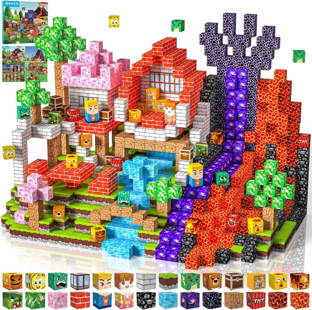 Bloques Magnéticos Construcción 100 Piezas