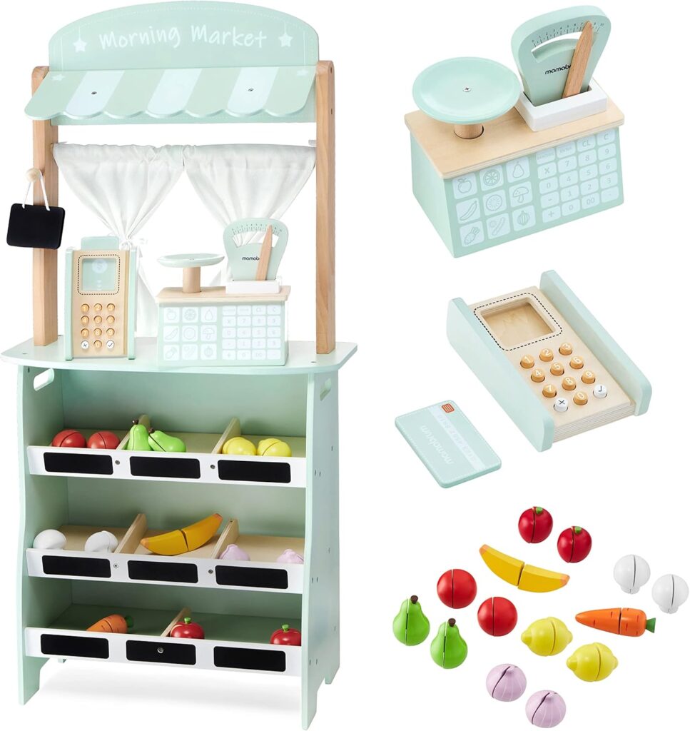 mamabrum Puesto Mercado Infantil 2 en 1